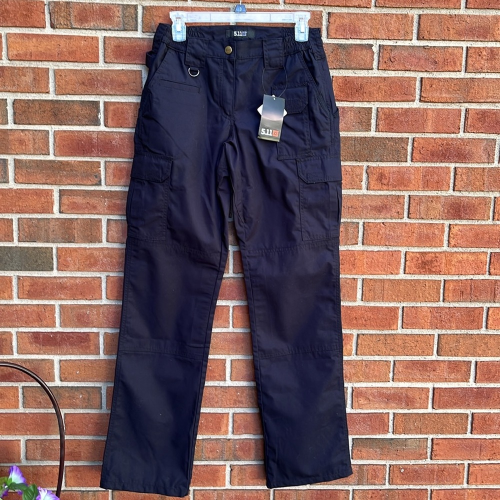 🆕 5.11 Women’s Taclite Pant 2 Long Dark Navy Ripstop Professional Pants